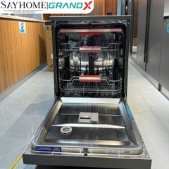 Máy rửa bát GrandX SMS7GX86G 16 bộ đồ ăn Châu Âu - Bảo hành chính hãng
