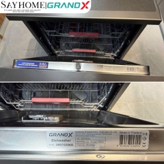 Máy rửa bát GrandX SMS7GX86G 16 bộ đồ ăn Châu Âu - Bảo hành chính hãng