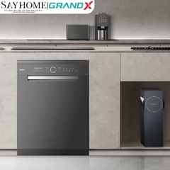 Máy rửa bát GrandX SMS8GX89G 16 bộ đồ ăn Châu Âu - Bảo hành chính hãng