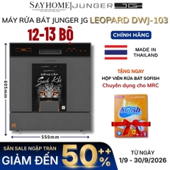 Máy rửa bát JUNGER JG Leopard DWJ-103 12-13 bộ đồ ăn Châu Âu tại thành phố Hồ Chí Minh