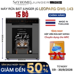Máy rửa bát JUNGER JG Leopard DWJ-143 15 bộ đồ ăn Châu Âu tại thành phố Hồ Chí Minh