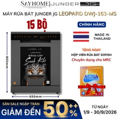 Máy rửa bát JUNGER JG Leopard DWJ-163-MS 15 bộ đồ ăn Châu Âu tại thành phố Hồ Chí Minh