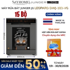 Máy rửa bát JUNGER JG Leopard DWJ-183-VG 15 bộ đồ ăn Châu Âu tại thành phố Hồ Chí Minh