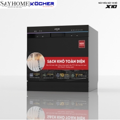 Máy rửa bát Kocher X10 10 bộ đồ ăn Châu Âu - Bảo hành 3 năm