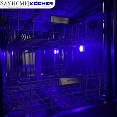 Máy rửa bát Kocher X15B PRO 17 bộ đồ ăn Châu Âu - Bảo hành 3 năm
