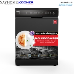 Máy rửa bát Kocher X15B PRO 17 bộ đồ ăn Châu Âu - Bảo hành 3 năm