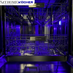 Máy rửa bát Kocher X16B 17 bộ đồ ăn Châu Âu - Bảo hành 3 năm