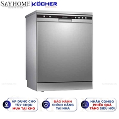 Máy rửa bát Kocher KDEU-8818 12 bộ đồ ăn Châu Âu - Bảo hành 2 năm