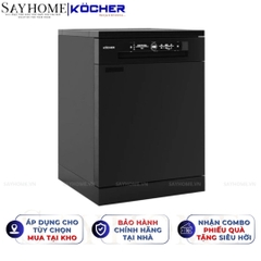 Máy rửa bát Kocher KDEU-8828BL Series 7 13 bộ đồ ăn Châu Âu - Bảo hành 2 năm