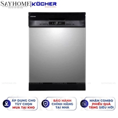 Máy rửa bát Kocher KDEU 8835SM Series 6 15 bộ đồ ăn Châu Âu - Bảo hành 2 năm