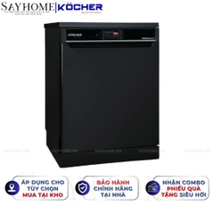 Máy rửa bát Kocher KDEU 8866S8 Series 8 15 bộ đồ ăn Châu Âu - Bảo hành 2 năm