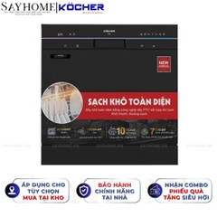 Máy rửa bát Kocher X10 10 bộ đồ ăn Châu Âu - Bảo hành 2 năm