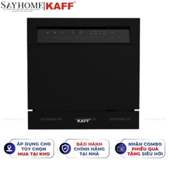 Máy rửa chén bát KAFF KF-BIV810S âm bán phần 10 bộ đồ ăn Châu Âu - Bảo hành chính hãng