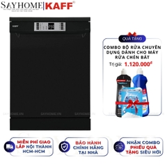 Máy rửa chén bát KAFF KF-CARYA1FB độc lập 16 bộ đồ ăn Châu Âu - Hàng chính hãng KAFF