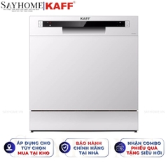 Máy rửa chén bát KAFF KF-SW800 độc lập 8 bộ đồ ăn Châu Âu - Bảo hành chính hãng 5 năm