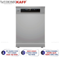 Máy rửa chén KAFF KF-BHMI775YS độc lập 17 bộ đồ ăn Châu Âu - Hàng chính hãng