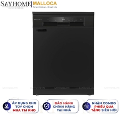 Máy rửa chén MALLOCA MDW15-5035TD đứng độc lập hoăc lắp âm tủ 15 bộ chén dĩa - Hàng chính hãng