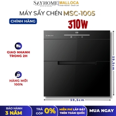 Máy sấy chén dĩa MALLOCA MSC-1005 âm tủ 100 lít - Hàng chính hãng