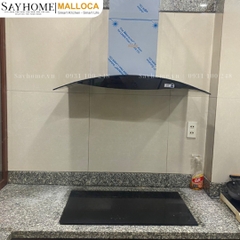 Máy hút mùi MALLOCA MC 9018HS kính cong áp tường - Hàng chính hãng MALLOCA