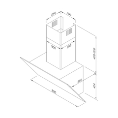 Máy hút mùi dạng TV MC 9086HS - Hàng chính hãng Malloca