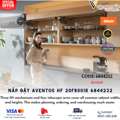 Nắp đậy hộp lực Blum AVENTOS HF 20F8001R 6844232