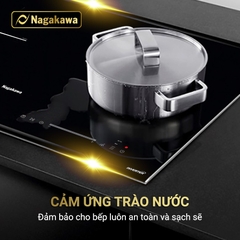 Bếp đôi điện từ Nagakawa NAG1215M Inverter - Mặt kính Schott Ceran cao cấp - Bảo hành 5 năm