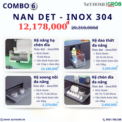 COMBO Phụ kiện tủ bếp cao cấp GROB - Combo 6