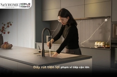 Vòi rửa chén NOBILI MANIA NB308G dây rút 2 chế độ - Hàng chính hãng