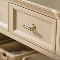 Núm tủ tân cổ điển vintage màu vàng gold SH1123