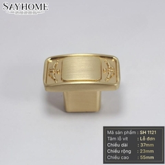Núm tủ hiện đại màu vàng xước và xanh đen SH1121 tại thành phố Hồ Chí Minh