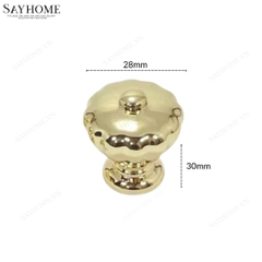 Núm tủ tân cổ điển vintage màu vàng gold và đen mờ SH1156 tại thành phố Hồ Chí Minh