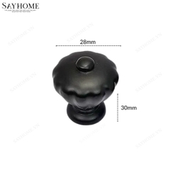 Núm tủ tân cổ điển vintage màu vàng gold và đen mờ SH1156 tại thành phố Hồ Chí Minh