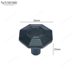 Núm tủ hiện đại màu đen mờ và vàng SH1824 tại thành phố Hồ Chí Minh