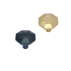 Núm tủ hiện đại màu đen mờ và vàng SH1824