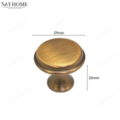 Núm tủ tân cổ điển vintage màu vàng và màu đồng SH1846 tại thành phố Hồ Chí Minh
