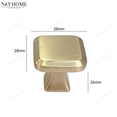 Núm tủ hiện đại màu vàng gold, vàng mờ và bạc bóng SH2802 tại thành phố Hồ Chí Minh