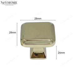 Núm tủ hiện đại màu vàng gold, vàng mờ và bạc bóng SH2802 tại thành phố Hồ Chí Minh