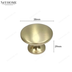 Núm tủ hiện đại màu vàng mờ SH2809