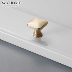 Núm tủ hiện đại màu vàng mờ, vàng gold, đen mờ, bạc và bạc bóng SH5502