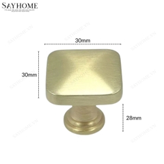 Núm tủ hiện đại màu vàng mờ, vàng gold, đen mờ, bạc và bạc bóng SH5502 tại thành phố Hồ Chí Minh