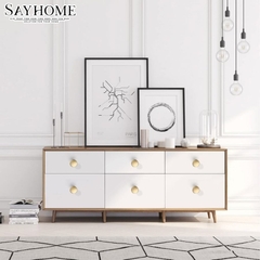 Núm tủ hiện đại màu vàng mờ, vàng xước và bạc xước SH5508