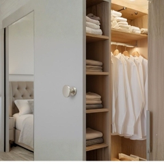 Núm tủ hiện đại màu vàng mờ, vàng xước và bạc xước SH5508