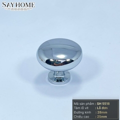 Núm tủ hiện đại màu đồng, vàng mờ, vàng gold, đen mờ và bạc bóng SH5518