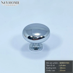 Núm tủ hiện đại màu đồng, vàng mờ, vàng gold, đen mờ và bạc bóng SH55V18N tại thành phố Hồ Chí Minh