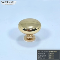 Núm tủ hiện đại màu đồng, vàng mờ, vàng gold, đen mờ và bạc bóng SH55V18N tại thành phố Hồ Chí Minh