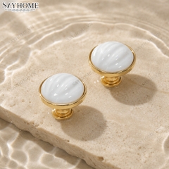 Núm tủ tân cổ điển vintage màu vàng gold SH5651 tại thành phố Hồ Chí Minh