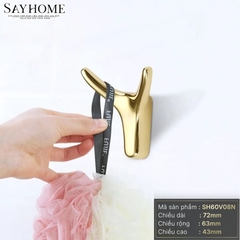 Móc treo hiện đại màu vàng gold SH60V08N tại thành phố Hồ Chí Minh