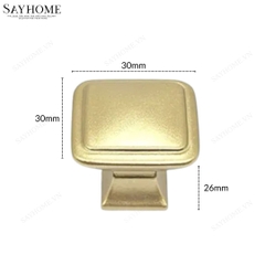Núm tủ hiện đại màu vàng mờ và đen mờ SH6730 tại thành phố Hồ Chí Minh