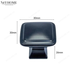 Núm tủ hiện đại màu vàng mờ và đen mờ SH6730 tại thành phố Hồ Chí Minh