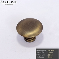 Núm tủ hiện đại màu đồng và vàng đồng SH7050